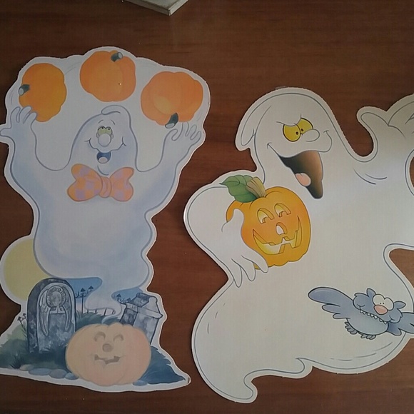 Holiday Vintage Halloween Cardboard Cutouts Poshmark